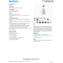 Sloan WEUS1002.1001 Washdown Wall Hung Urinal, 0.25 Gallons per Flush