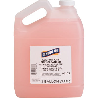 Genuine Joe GJO02105 All Purpose Skin Cleanser, 1 gal, Hand, Skin, Pink