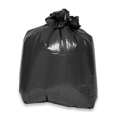 Genuine Joe GJO02431 Low-Density Liners, Small Size, 16 gal Capacity, 31" L x 24" W x 0.60 mil (15 Micron) Thickness, Brown, Black, 100/Carton