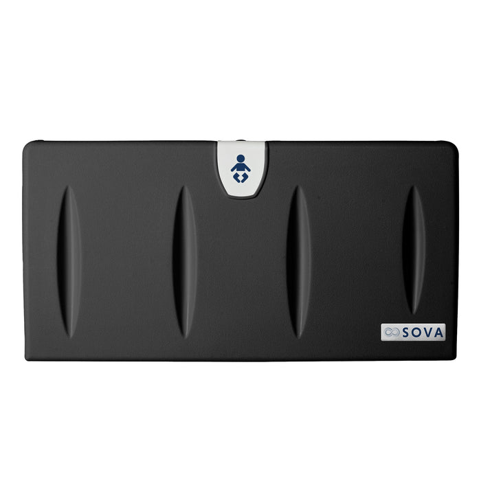 Foundations (The Sova Company) 100-EH-BP-02 Horizontal Surface Mount (EZ Mount Backer Plate Included), Black, Updated Part Number: 10HS0202