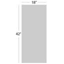 Bradley (Metal) Toilet Partition Urinal Privacy Screen (18"W x 42"H) - T472-18C