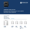 Kimberly-Clark Lev-R-Matic Roll Towel Dispenser, 13 3/10W X 9 4/5D X 13 1/2H, Smoke - KCC09765