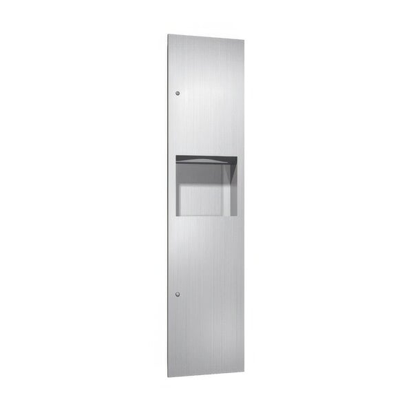 ASI 6467 Combination Commercial Paper Towel Dispenser/Waste Receptacle, Recessed-Mounted, Stainless Steel