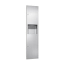 ASI 6467 Combination Commercial Paper Towel Dispenser/Waste Receptacle, Recessed-Mounted, Stainless Steel