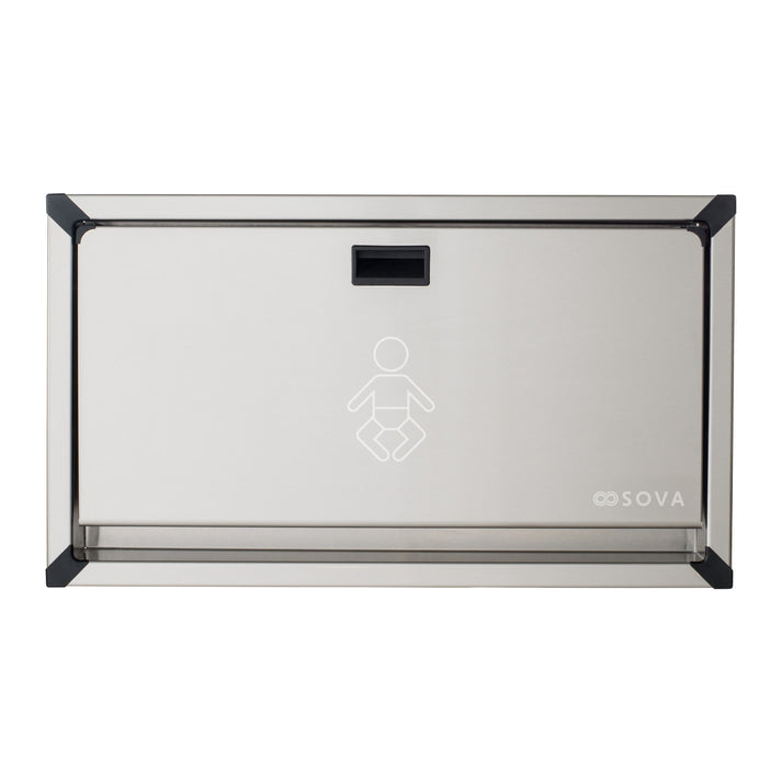 Foundations (The Sova Company) Surface Mount Stainless Changing Station Horizontal, Stainless Steel - 100SSC-SM, Updated Part Number: 30HS0106