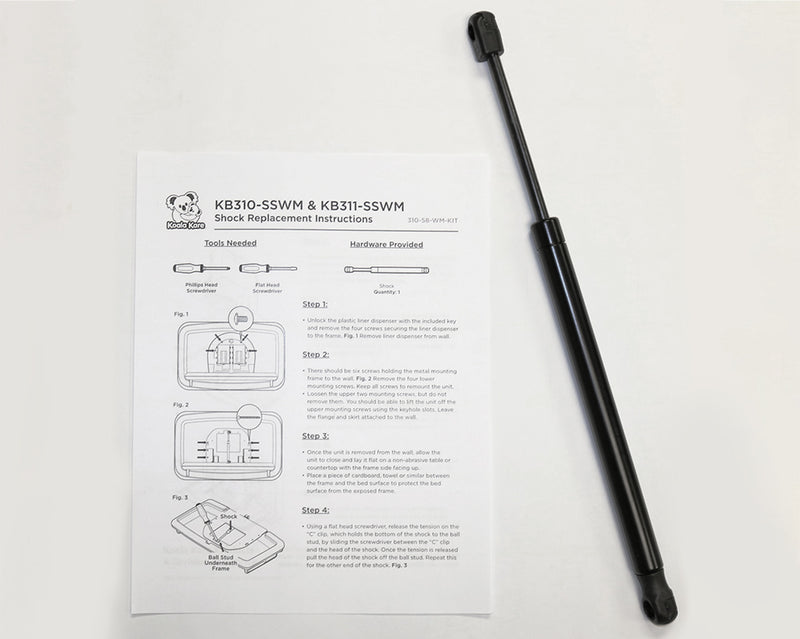 Koala Kare 310-58-RE-Kit Replacement Shock Kit for KB310/311-SSRE