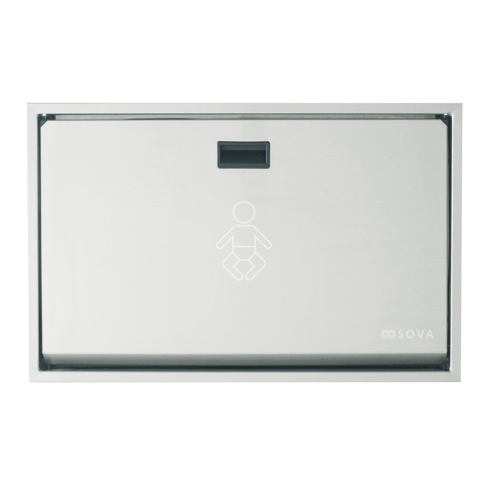 Foundations (The Sova Company) Recessed Full Stainless Steel Changing, Updated Part Number: 35HR0006