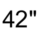 Bobrick B-5806x42 (42 x 1.25) Commercial Grab Bar, 1-1/4" Diameter x 42" Length, Concealed-Mounted, Stainless Steel