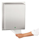 Bobrick B-29744 Automatic Commercial Paper Towel Dispenser, Semi-Recessed-Mounted, Stainless Steel