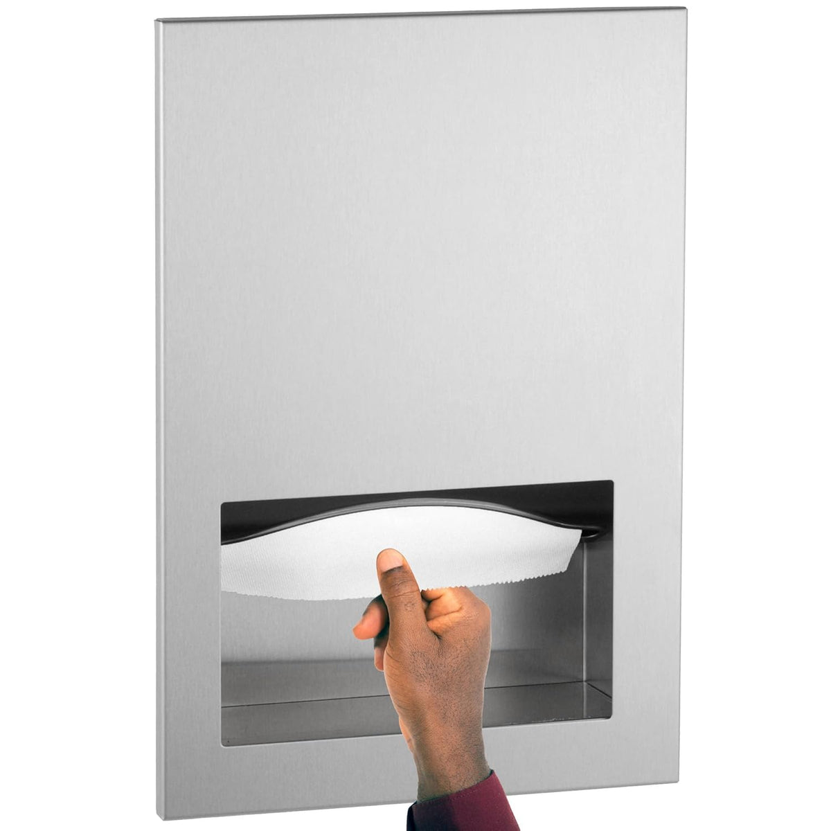 Bobrick B-35903 Commercial Paper Towel Dispenser, Recessed-Mounted, Stainless Steel