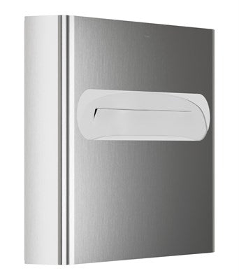 Bradley Elvari Series Seat Cover Dispenser - Surface Mounted, Large Capacity - 5B1-113600 (Classic Satin Stainless)