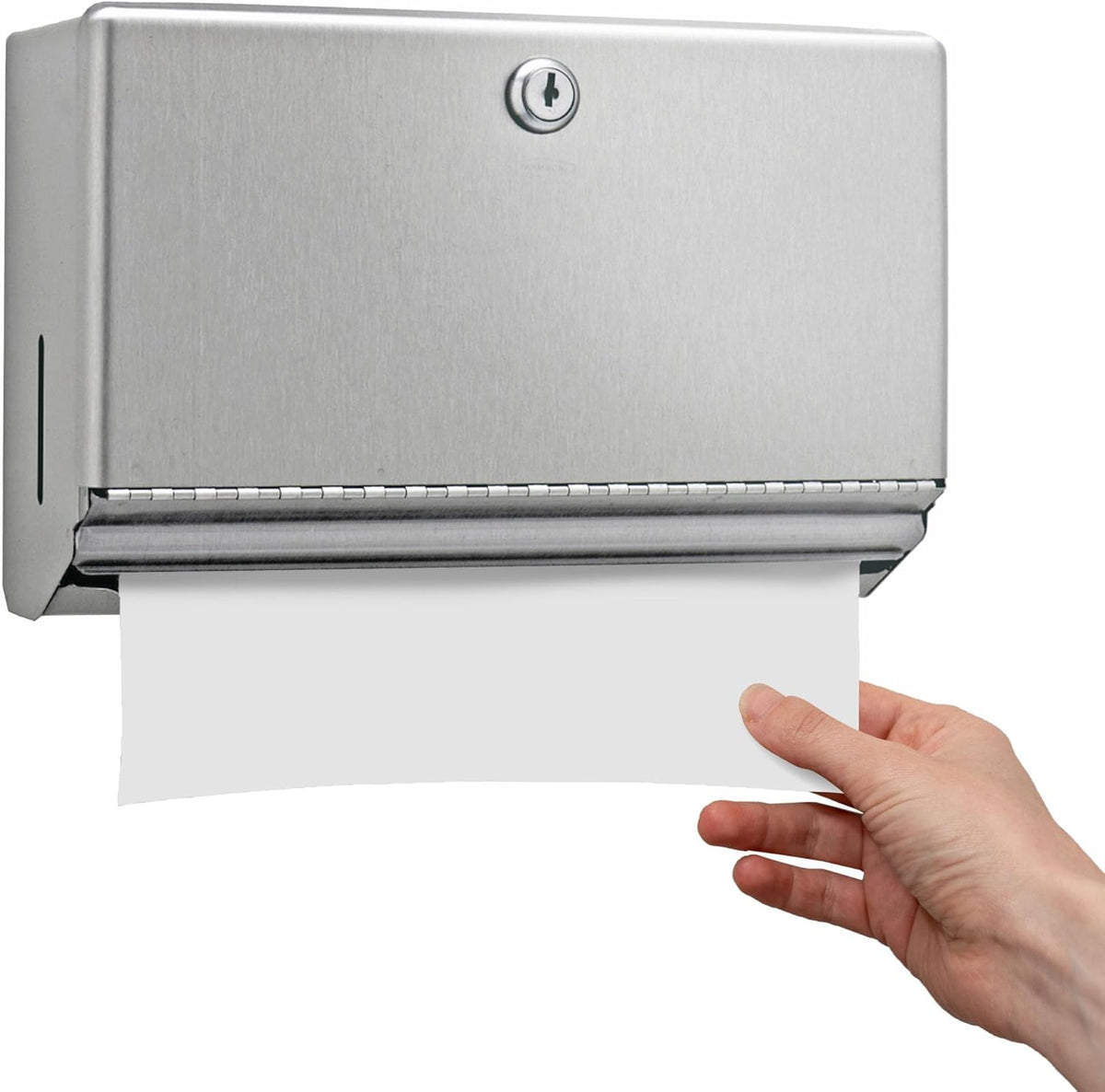 Bobrick B-26212 Commercial Paper Towel Dispenser, Surface-Mounted, Stainless Steel