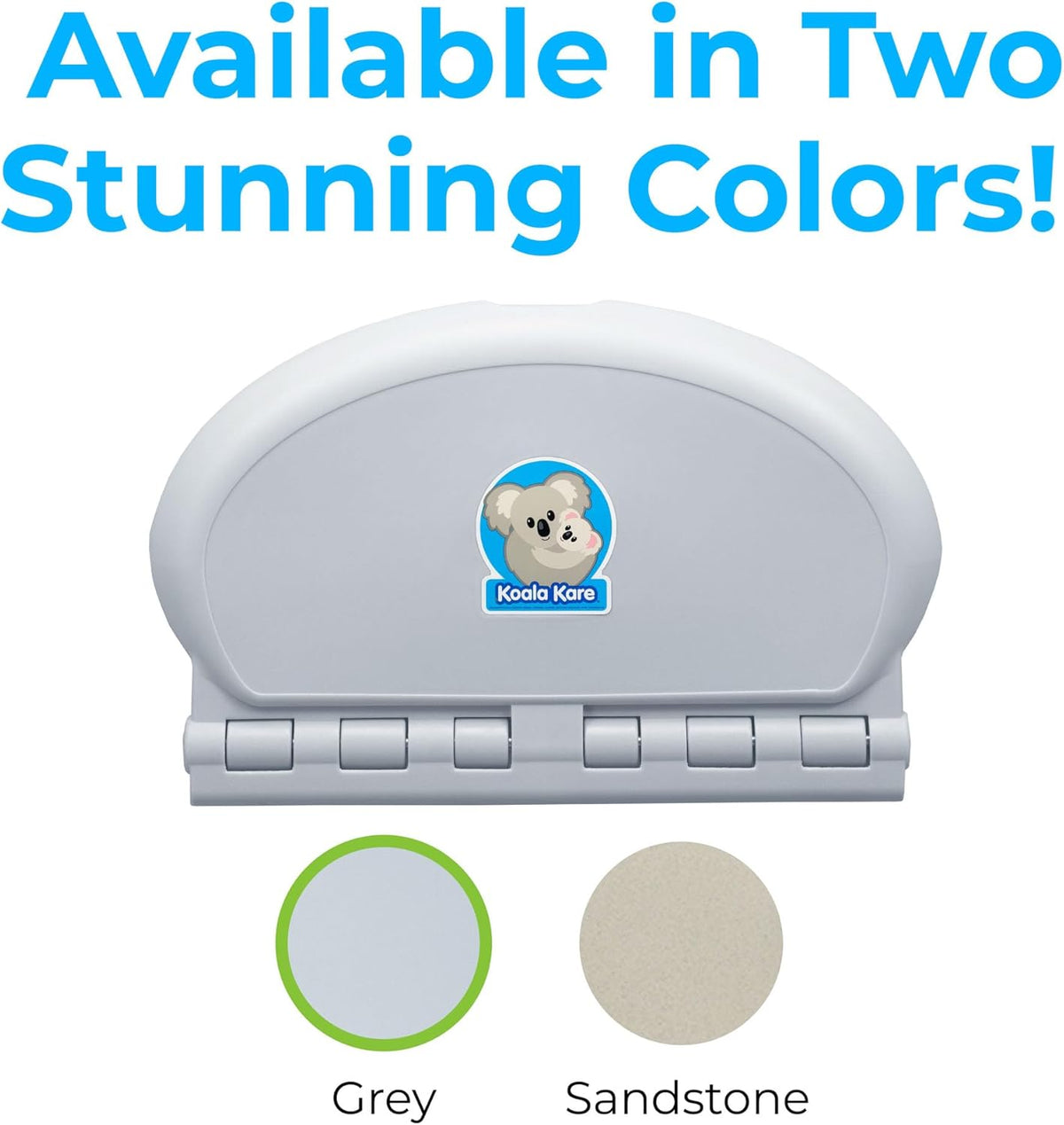 Koala Kare KB208-01 Horizontal Oval Baby Changing Station, Grey