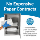 Bobrick B-35903 Commercial Paper Towel Dispenser, Recessed-Mounted, Stainless Steel