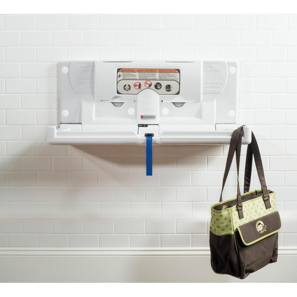 Foundations Horizontal Surface Mount (EZ Mount Backer Plate Included), Cream - 5211089