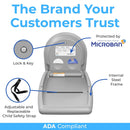 Koala Kare KB301-01 Grey Vertical Baby Changing Station, Surface-Mounted