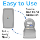 Koala Kare KB301-01 Grey Vertical Baby Changing Station, Surface-Mounted
