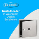 Bobrick B-505 Recessed Specimen Pass-Thru Cabinet