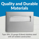 Bobrick B-221 Commercial Toilet Seat Cover Dispenser, Surface-Mounted, Stainless Steel
