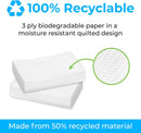 Koala Kare KB150-99 Baby Changing Station Sanitary Bed Liners, 500/Case