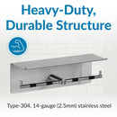 Bobrick B-540 Surface-Mounted Toilet Tissue Dispenser & Utility Shelf