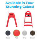 Koala Kare Designer High Chair (Red) Knockdown High Chair - KB105-03-KD
