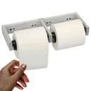 Bobrick B-2740 Commercial Double Roll Toilet Paper Dispenser, Surface-Mounted, Metal