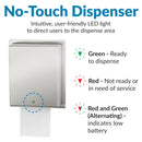 Bobrick B-29744 Automatic Commercial Paper Towel Dispenser, Semi-Recessed-Mounted, Stainless Steel