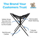 Koala Kare Infant Seat Kradle (Black) Infant Seat Kradle - KB115-02