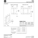 Bradley 7805-024300 (24 x 30) Commercial Restroom Mirror, Angle Frame, 24" W x 30" H, Stainless Steel w/ Satin Finish