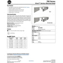 Bradley Elvari Series Shelf, Stainless Satin, 20 Gauge w/ Hooks, 5" X 24" - 7B2-0052496