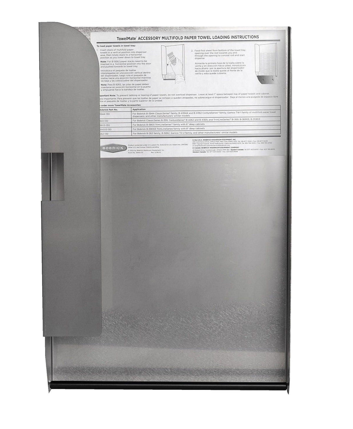 Bobrick B-3944-130 Towelmate