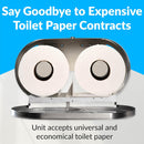 Bobrick B-2892 Commercial Toilet Paper Dispenser, Surface-Mounted, Stainless Steel w/ Satin Finish