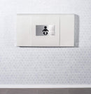 Foundations 200-EH-04 Ultra Horizontal Baby Changing Station (EZ Mount Backer Plate Included), Black / Metallic