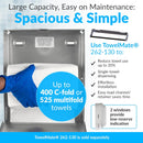 Bobrick B-262 Commercial Paper Towel Dispenser, Surface-Mounted, Stainless Steel