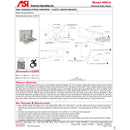 ASI 9014 Baby Changing Station - Horizontal - Plastic - Surface Mounted