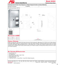 ASI 0483 Commercial Toilet Seat Cover and Toilet Paper Dispenser w/ Collar, Surface-Mounted, Stainless Steel