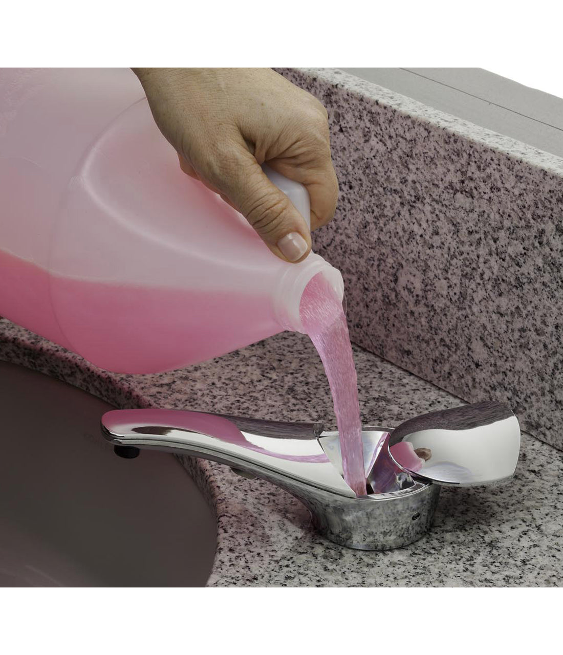 Bobrick B-824 Commercial (Liquid) Soap Dispenser, Countertop Mounted, Touch-Free, Plastic - 6.75" Spout Length