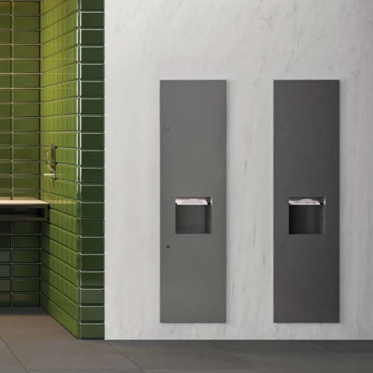 Bobrick B-38030 115V Towel Dispenser, Hand Dryer & Waste, Recessed 4-inch, 115V