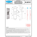 Bobrick B-39747 Automatic Combination Commercial Paper Towel Dispenser/Waste Receptacle, Recessed-Mounted, Stainless Steel