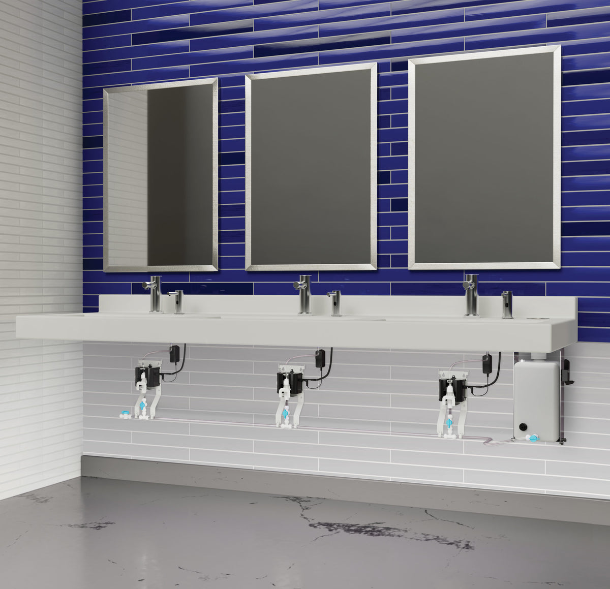Bobrick 820 Automatic Multi-Feed Soap Reservoir Tank