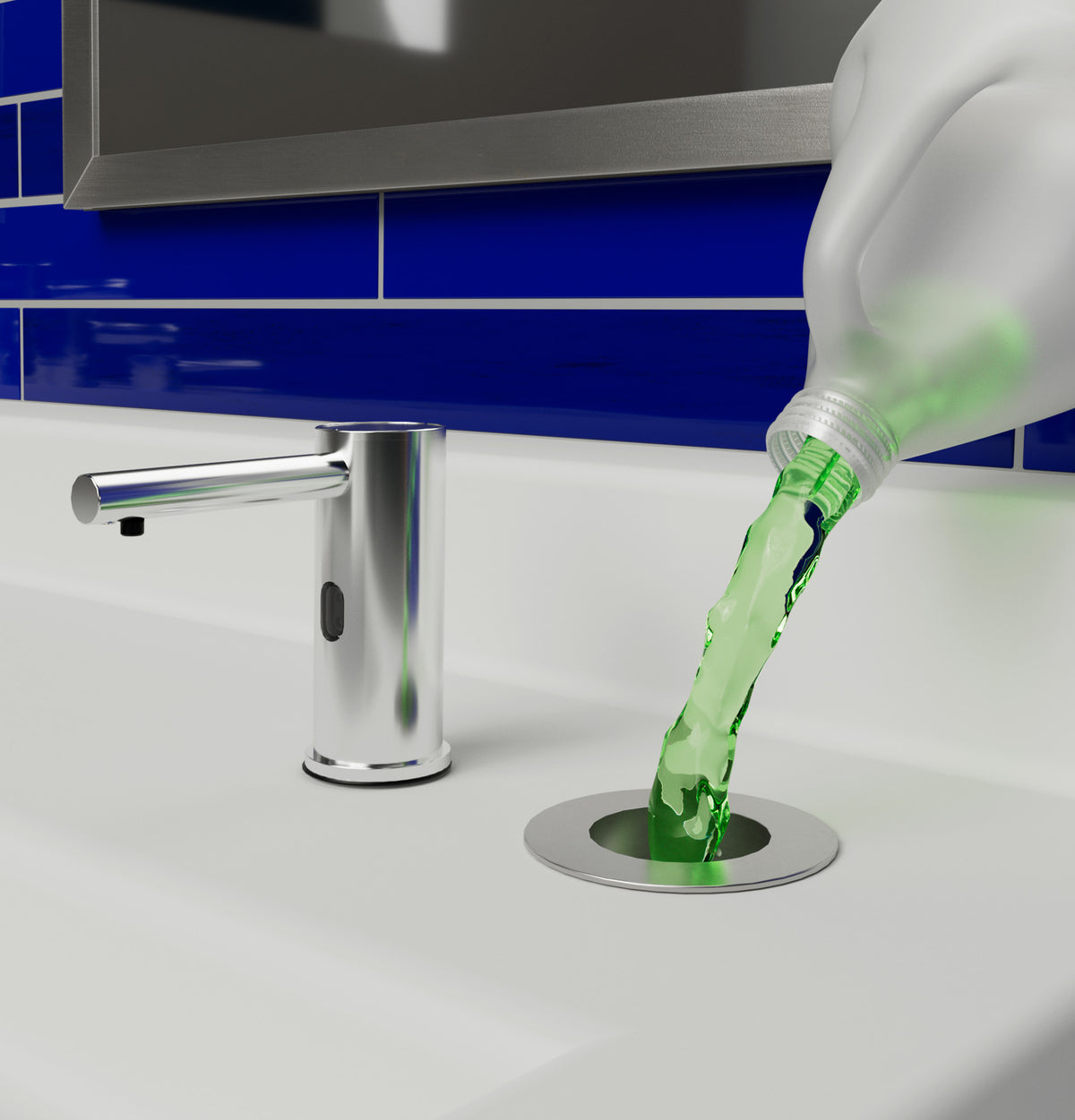 Bobrick 820 Automatic Multi-Feed Soap Reservoir Tank
