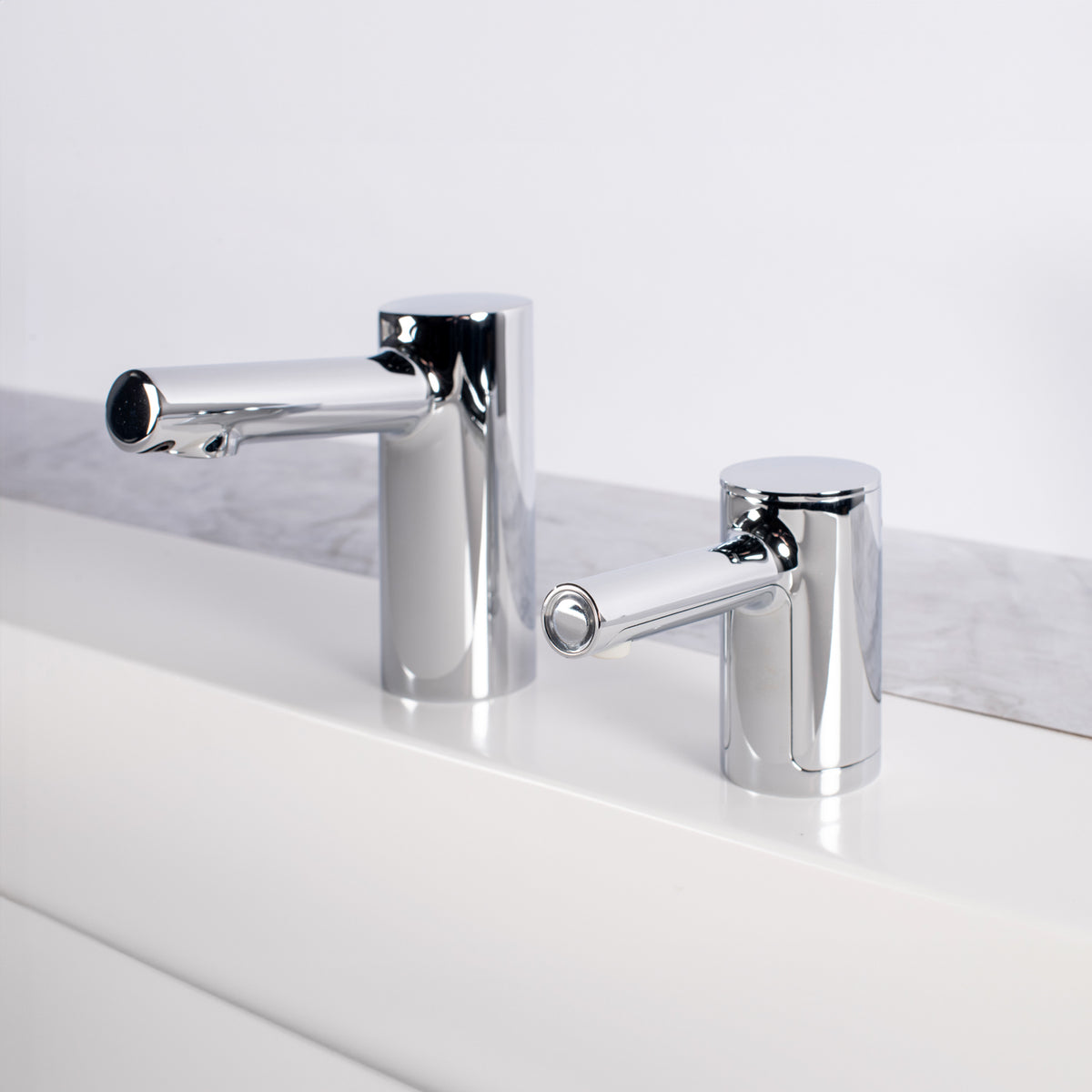 Bobrick B-998 Fino Top-Fill Liquid Soap Dispenser - Polished Chrome (Cylindrical Style)