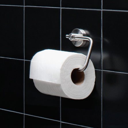 Bobrick B-543 Commercial Toilet Paper Spare Roll Dispenser, Surface-Mounted, Stainless Steel w/ Satin Finish