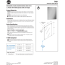 Bradley 7481-018300 (18 x 30) Commercial Restroom Mirror, Frameless, 18" W x 30" H, Stainless Steel w/ Bright-Polished Finish