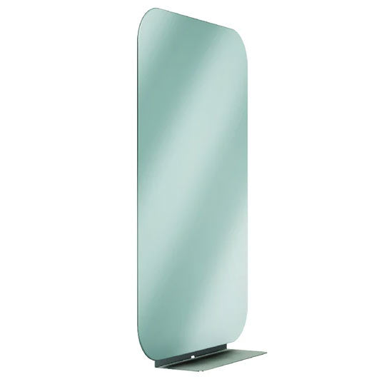 Bradley Elvari (24 x 36) Frameless Mirror w/Shelf - 7B1-3024360-BN, Brushed Nickel, 24" W x 36" H