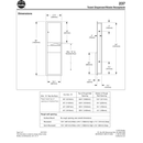 Bradley 237-10 Commercial Paper Towel Dispenser/Waste Receptacle, Semi-Recessed-Mounted, Stainless Steel