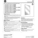 Bradley 781-020360 (20 x 36) Commercial Restroom Mirror, Channel Frame, 20" W x 36" H, Stainless Steel w/ Bright-Polished Finish