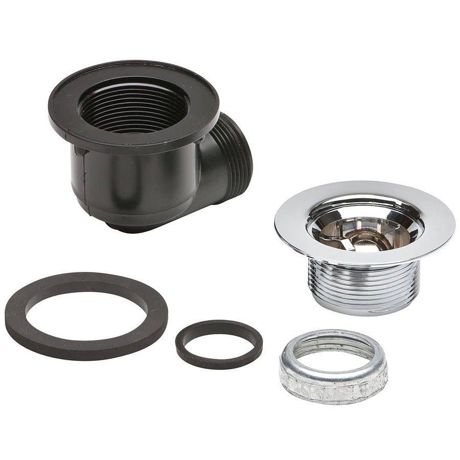 Halsey Taylor Plastic, Chrome Plated Drain Service Kit, For Halsey