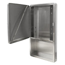 Bradley 2A00-10 Commercial Paper Towel Dispenser, Semi-Recessed-Mounted, Stainless Steel